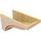 Ekena Millwork 11"W x 22"D x 11"H Wide Helena Rough Cedar Woodgrain TimberThane Corbel, Primed Tan CORUR11X22X11HELRCPR - alternate 4
